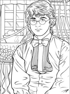 Harry Potter coloring pages. Download and print Harry Potter coloring pages
