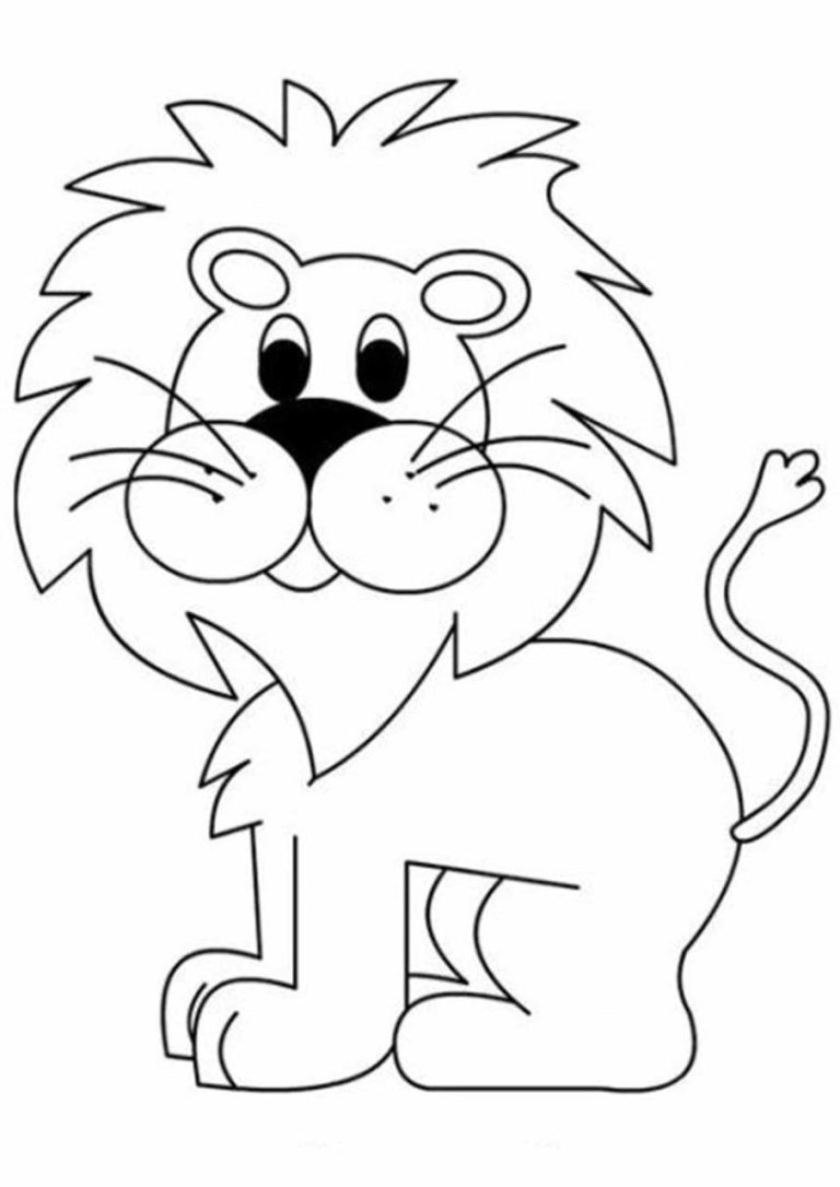 Lion Coloring Pages Free