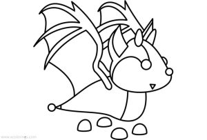 Adopt Me Pets Coloring Pages Frost Dragon Anna Blog