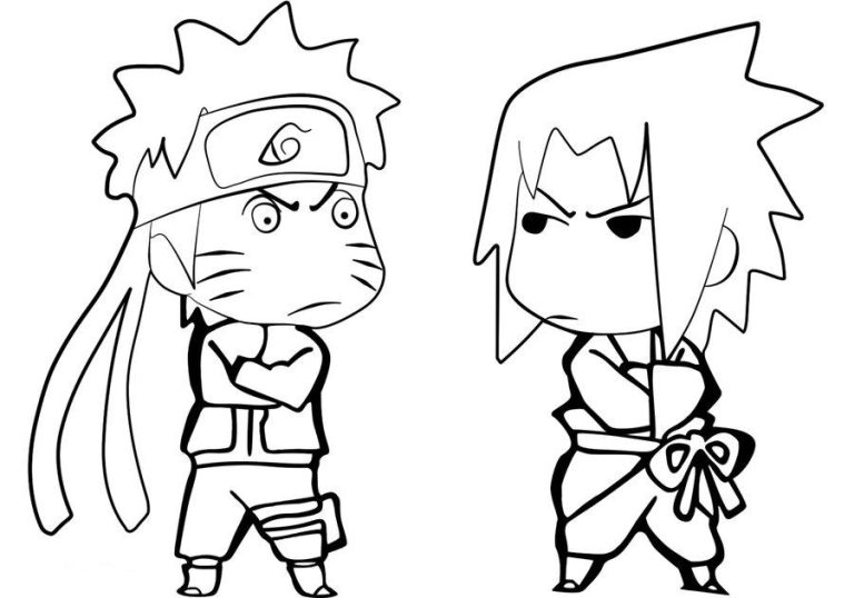 Naruto Coloring Pages Pdf