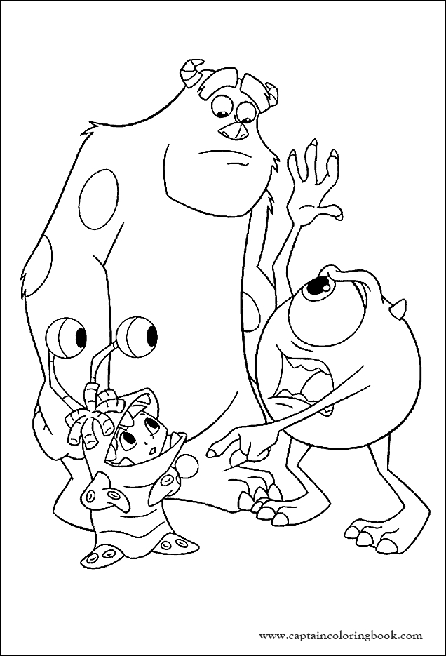 Monster Coloring Pages Pdf