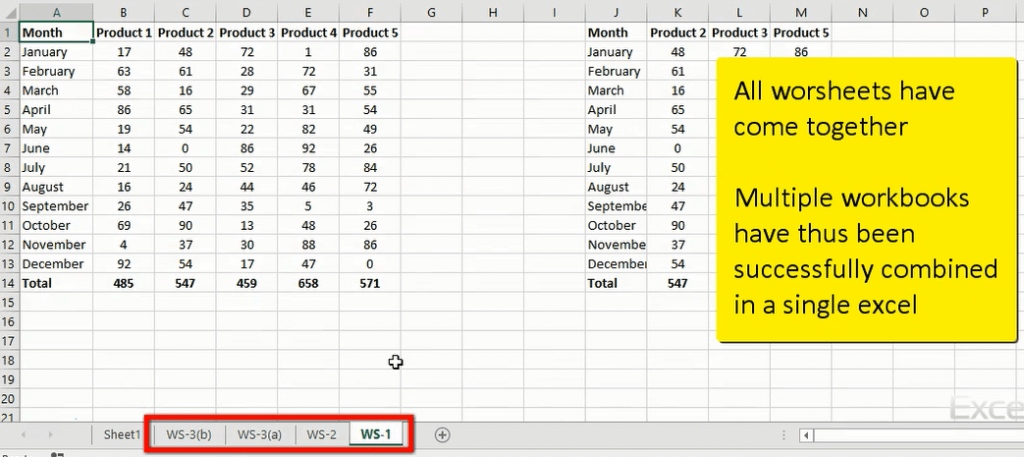 Combine Sheets In Excel Into One Sheet Sablyan