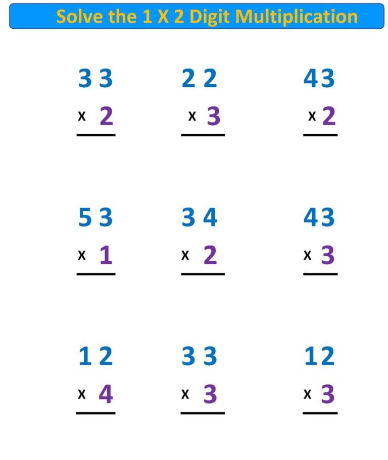 Multiplication With Regrouping Example