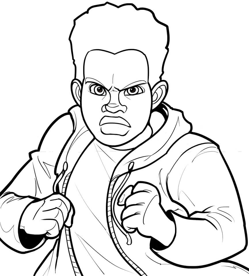 Miles Morales Coloring Pages Ps5