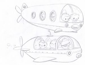 Octonauts Colouring Pages Gup C Coloring Page