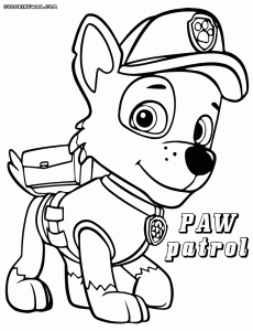 Paw Patrol Halloween Coloring Pages Sketch Coloring Page
