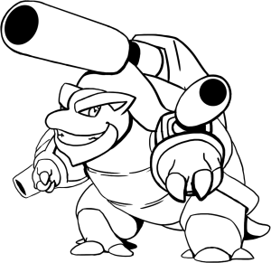 Free Blastoise Coloring Pages Collection Free Pokemon Coloring Pages