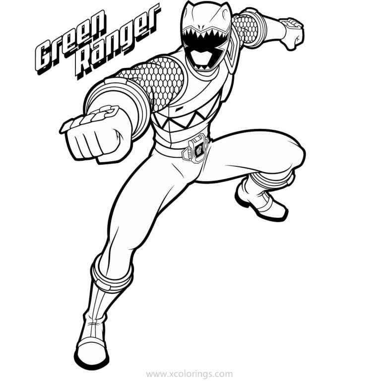 Power Rangers Coloring Pages Dino Charge