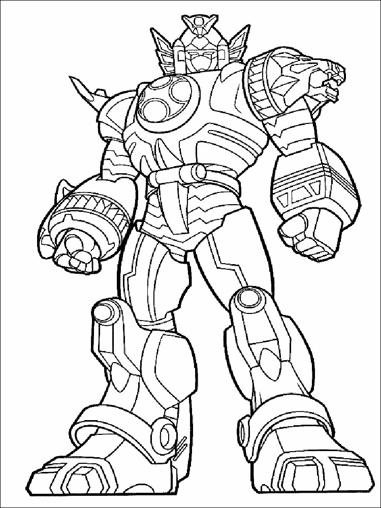 Power Rangers Colouring Pages
