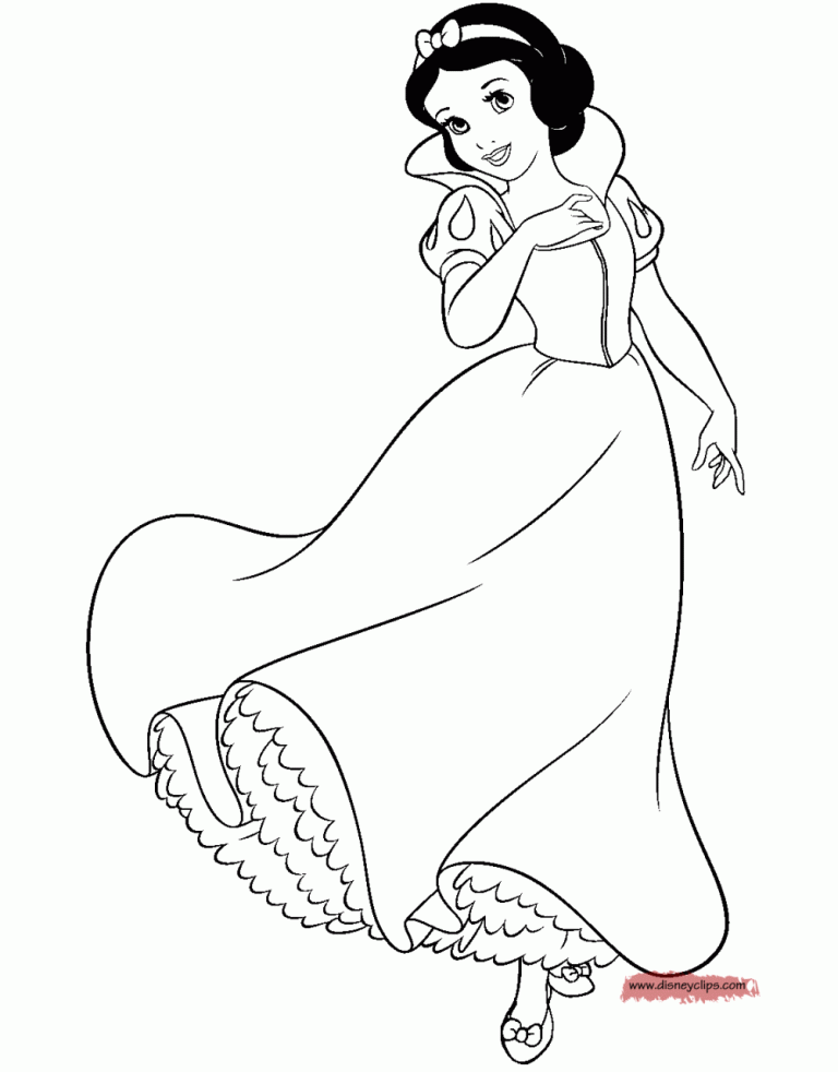 Snow White Coloring Pages To Print