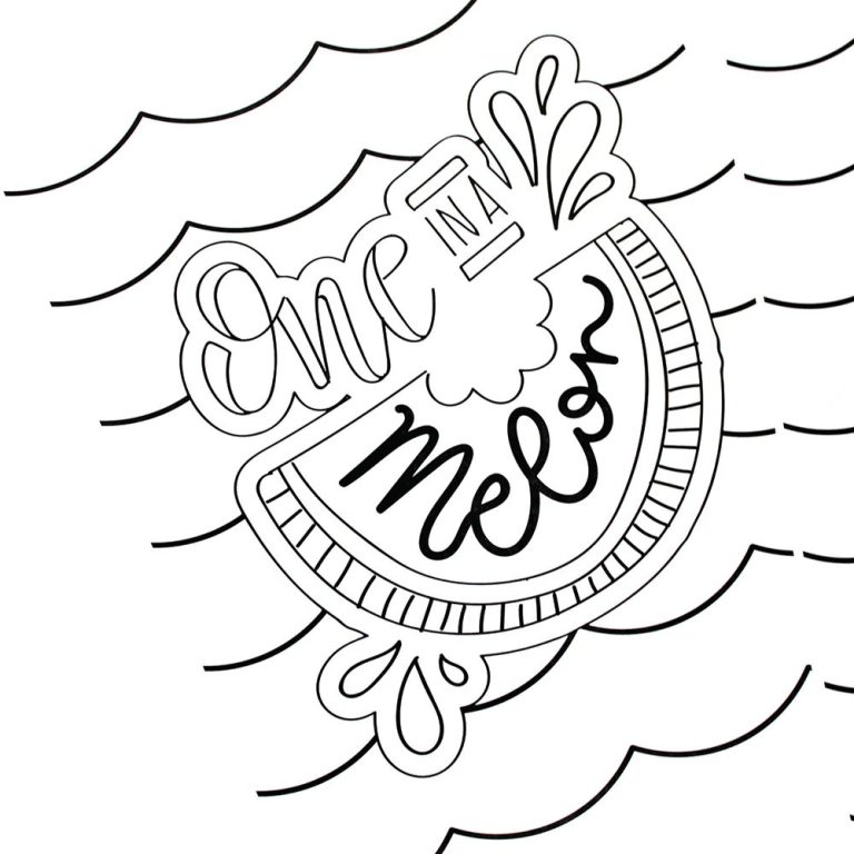 Coloring Pages Summer Easy