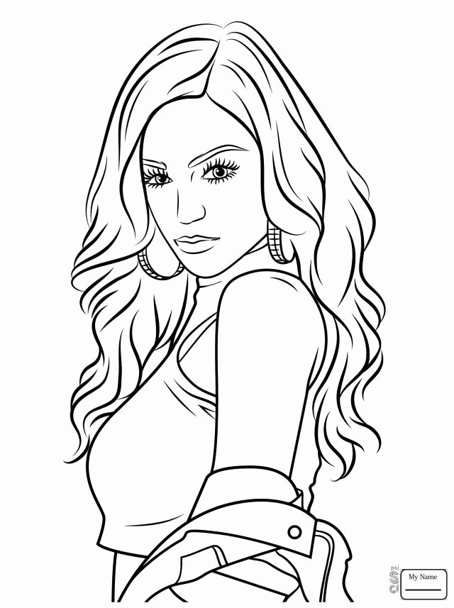 Coloring Pages Of People's Hair