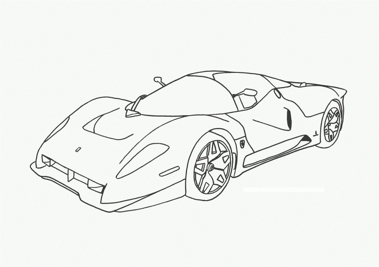 Cars Coloring Page Printable
