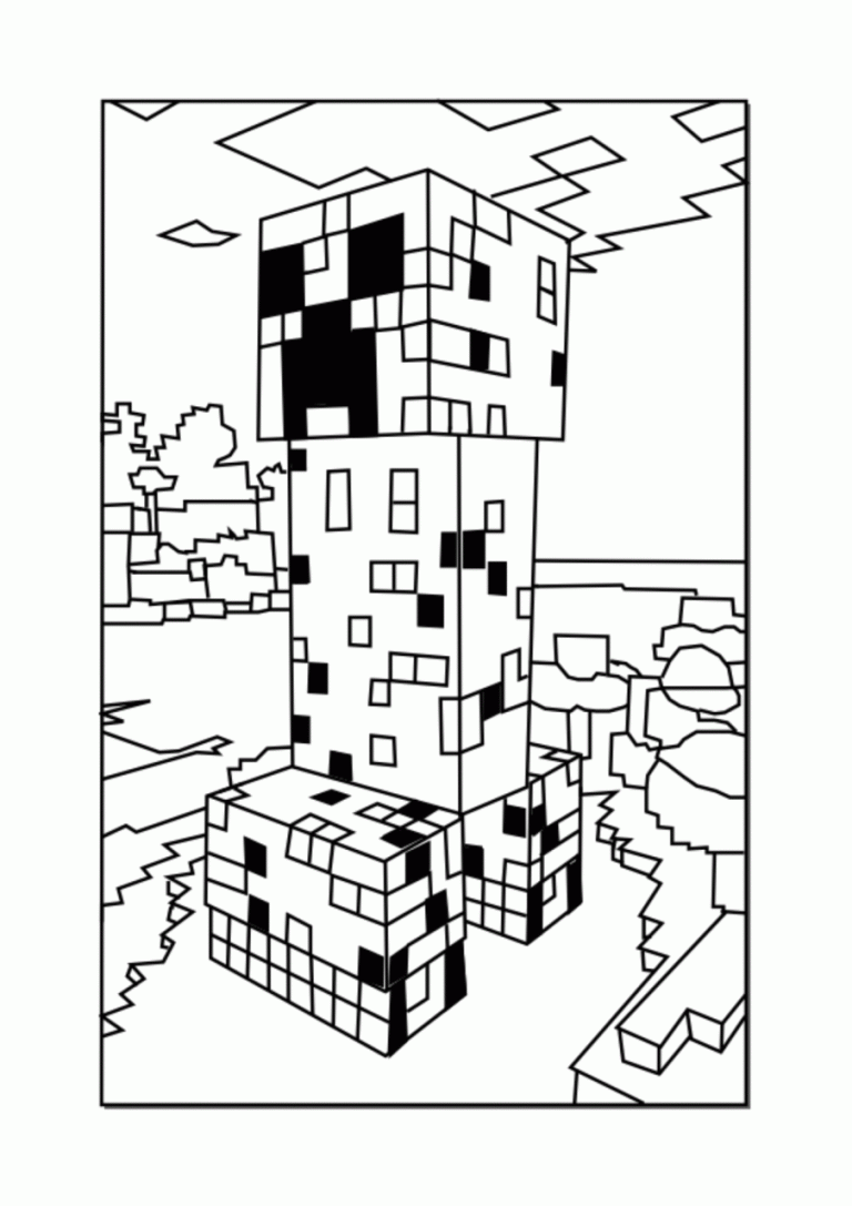 Minecraft Coloring Pages Online