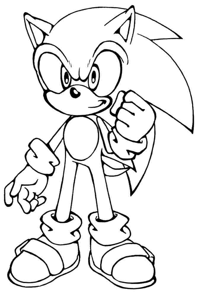 Coloring Pages Sonic The Hedgehog