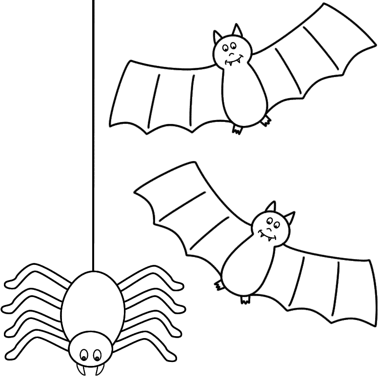 Scary Spider Coloring Pages Coloring Home