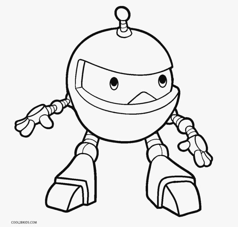 Robot Coloring Pages Printable