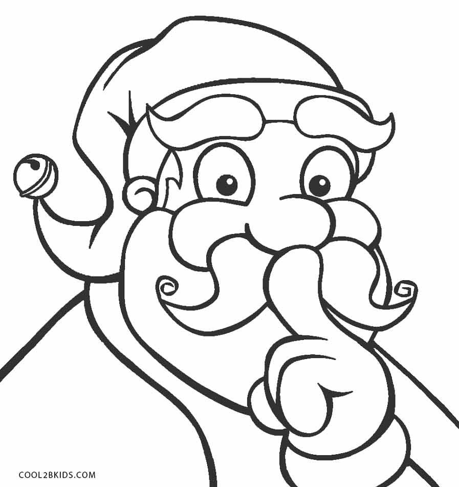 Free Printable Santa Coloring Pages For Kids Cool2bKids