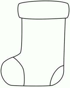 Christmas Stocking Coloring Pages Best Coloring Pages For Kids
