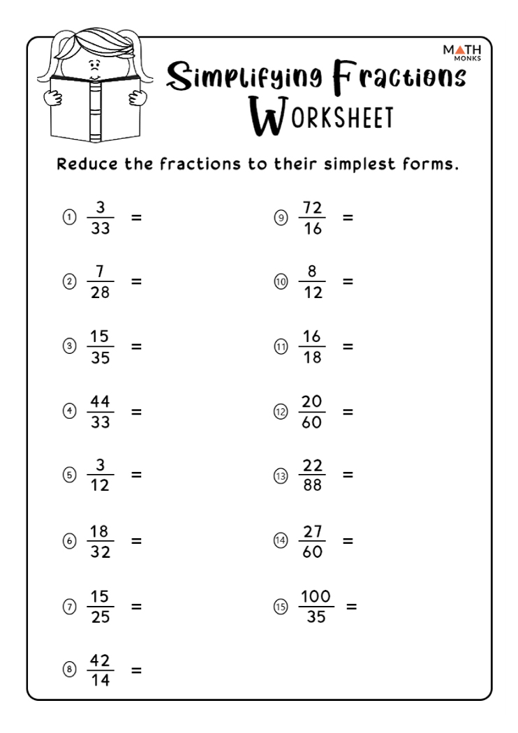 Solving Equations With Fractions Worksheet 8Th Grade