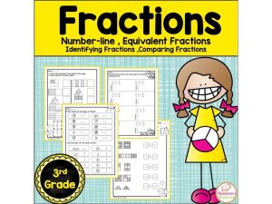 Fractions WorksheetsEquivalent Fractions,Fractions on the number line