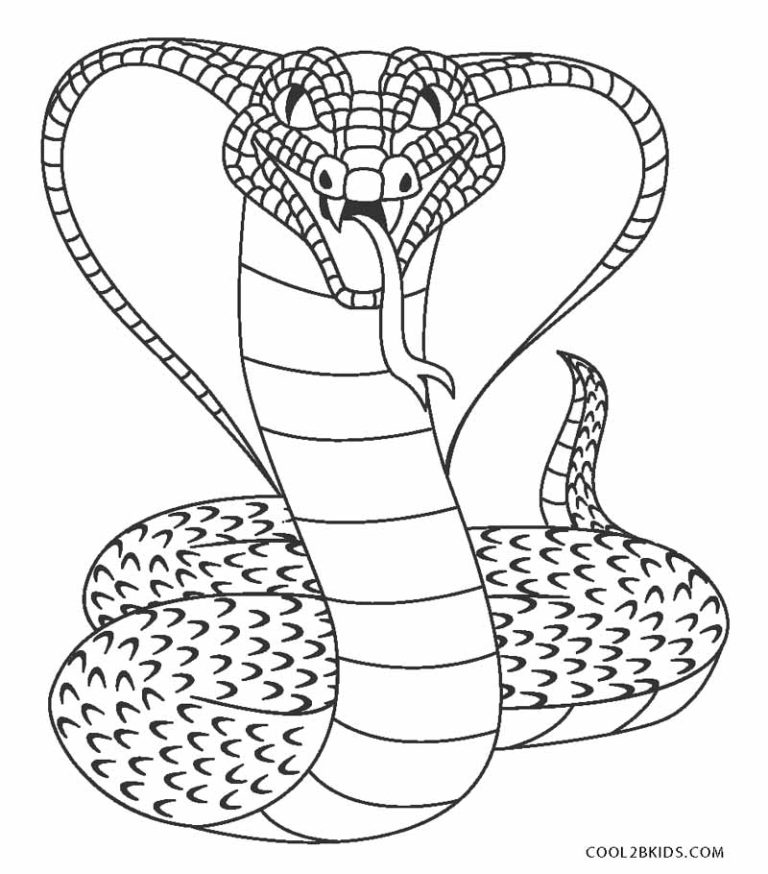 Snake Coloring Pages Free Printable