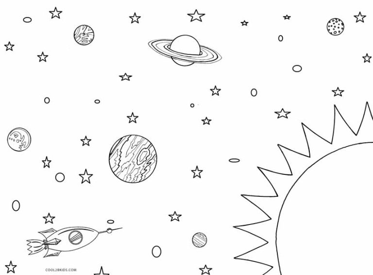 Solar System Coloring Pages Nasa