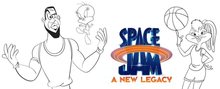 Space Jam 1 Coloring Pages