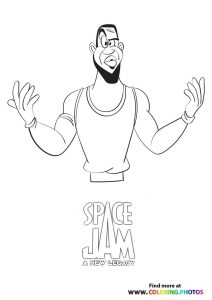 Space Jam 2 A new legacy Coloring Pages for kids Free coloring page