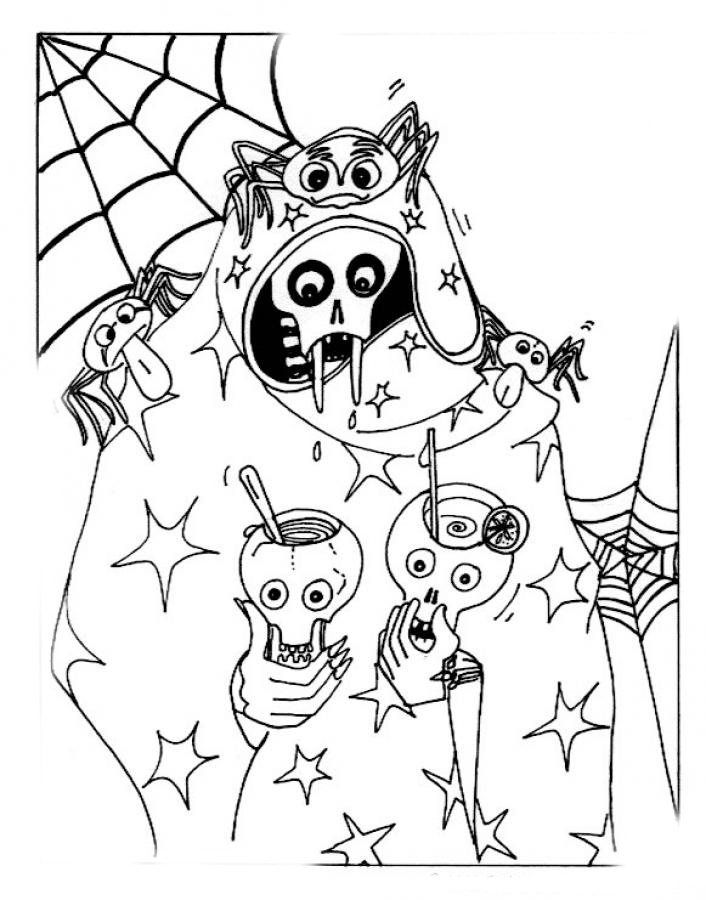 halloween coloring pages June 2012