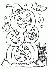 Spooky & Cute Halloween Coloring Pages Kids & Adults » Printcolorcraft