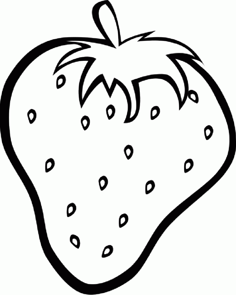 Fruit Coloring Pages To Print