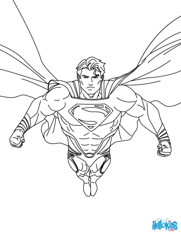 Superman Coloring Pages Online