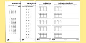 Multiplying 2 Digit Numbers by 1 Digit Numbers Using Grid Method