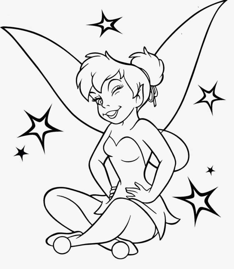 Tinkerbell Coloring Picture