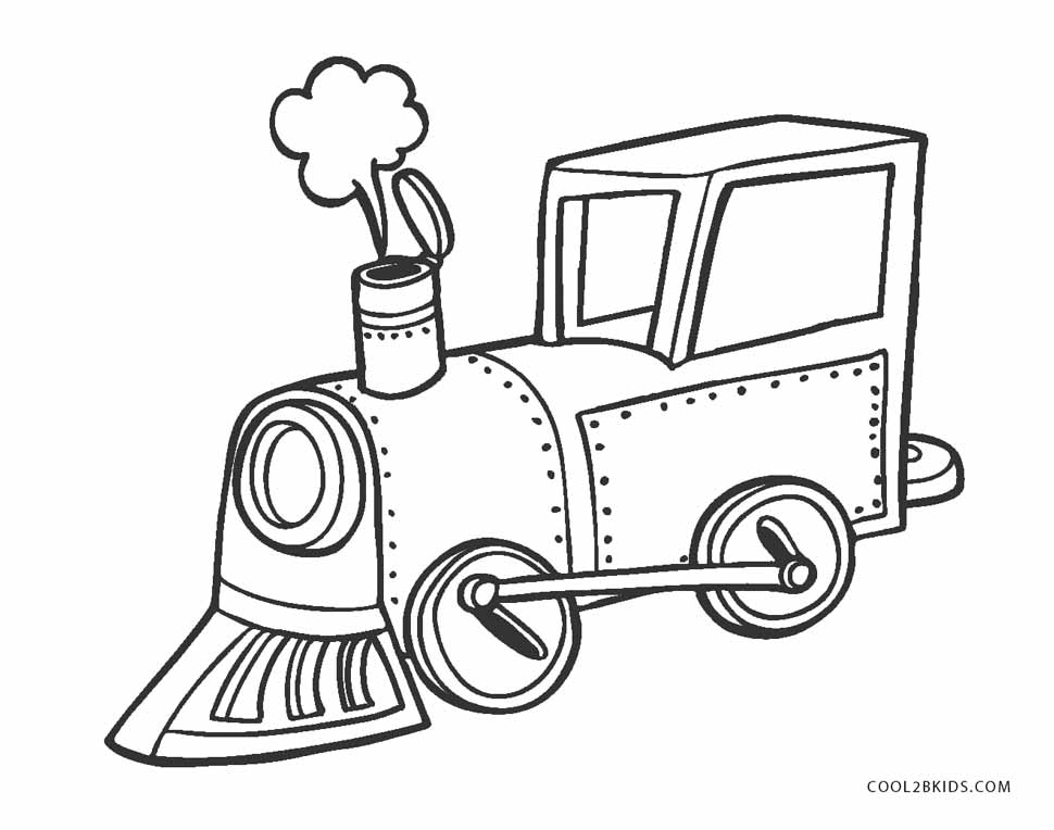 Train Coloring Pages Free Printable