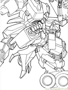 Coloring Pages Transformers (08) (Cartoons > Transformers) free