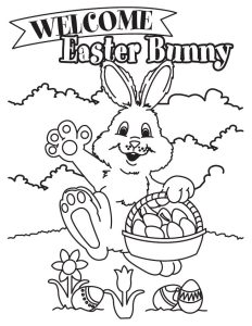 Coloring & Activity Pages Easter Bunny" Coloring Page