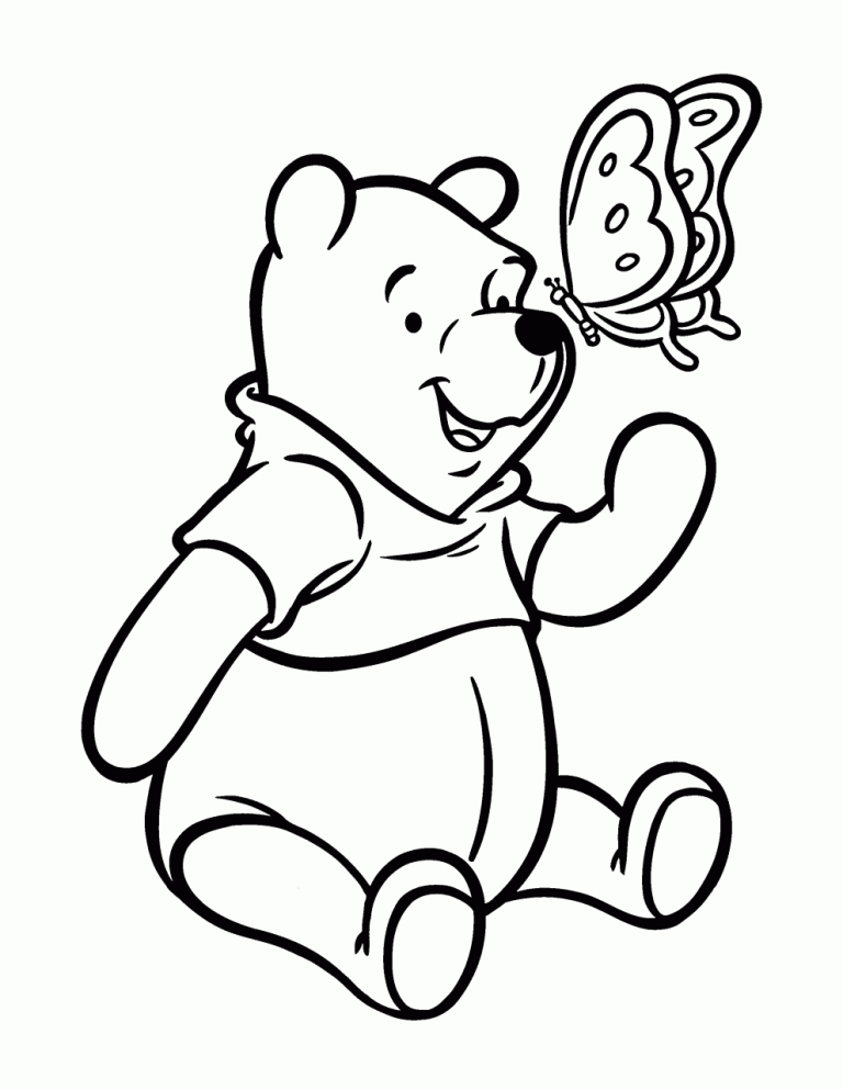 Winnie The Pooh Coloring Pages To Print