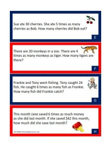 4th Grade Number Word problems, Math word problems, Math school