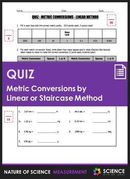 Metrics And Measurement Worksheet Chemistry If8766