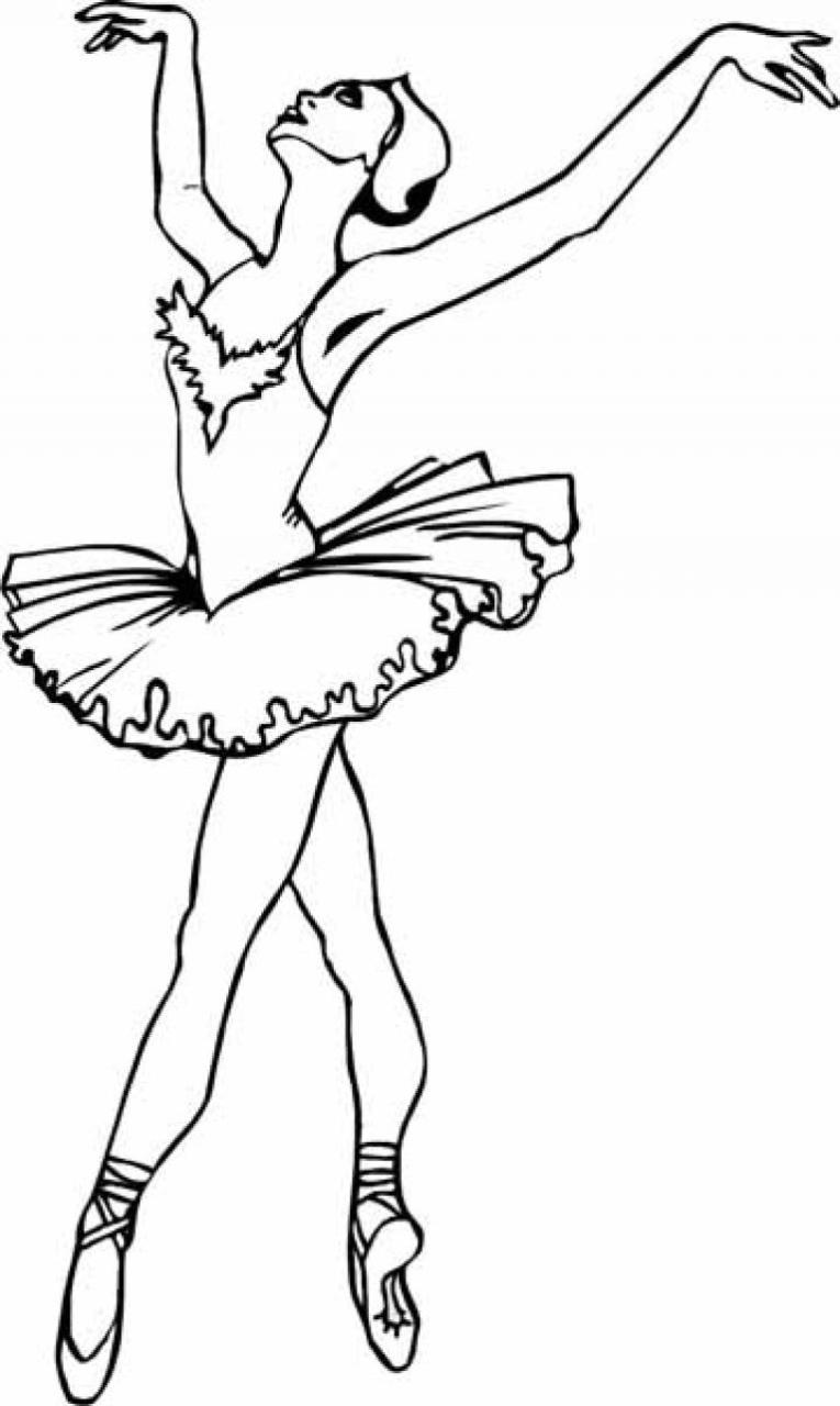 Ballerina Coloring Pages To Print