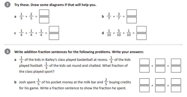 Fractions On A Number Line Worksheet Year 5