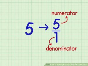 How to Multiply Fractions With Whole Numbers 4 Steps