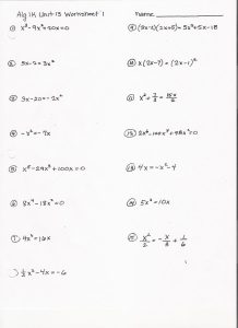 11 Best Images of Algebra 1 Multiplying Polynomials Worksheet