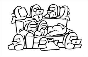 Among Us Coloring Pages Free Download ColoringBay