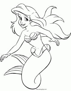 The Little Mermaid Coloring Pages 3
