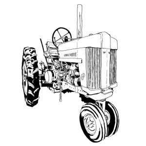 Printable John Deere Tractor Coloring Pages / John Deere Tractor