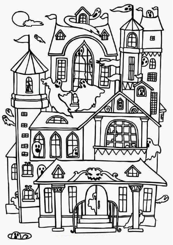 House Coloring Pages Pdf