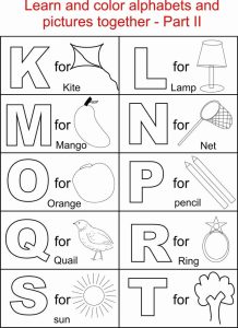 Alphabet Coloring Sheets Az Pdf in 2020 Alphabet for kids, Alphabet